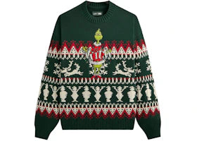 Kith x The Grinch Fair Isle Lewis Crewneck Sweater Stadium