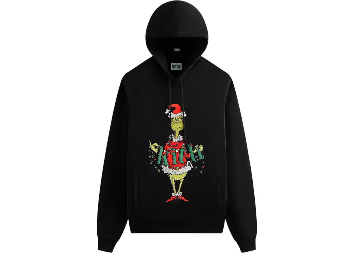 Kith x The Grinch Ornament Williams III Hoodie Black - vue secondaire A