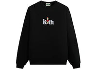 Kith x The Grinch Serif Nelson Crewneck Black Beauty