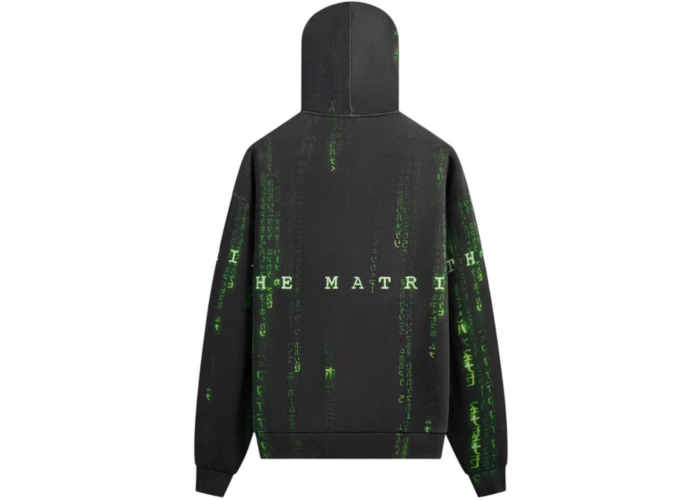Kith x The Matrix Code Vintage Nelson Hoodie Black - vue secondaire A