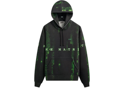 Kith x The Matrix Code Vintage Nelson Hoodie Black - authentic Kith apparel