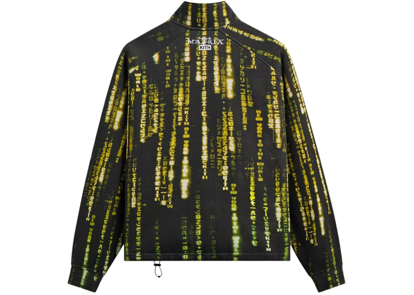 Kith x The Matrix Code Vintage Nelson Quarter Zip Black - vue secondaire B