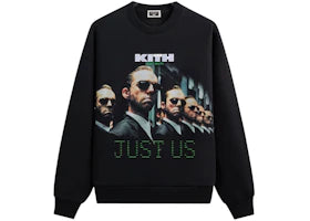 Kith x The Matrix Just Us Vintage Nelson Crewneck Black - vue secondaire A