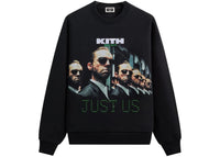 Kith x The Matrix Just Us Vintage Nelson Crewneck Black