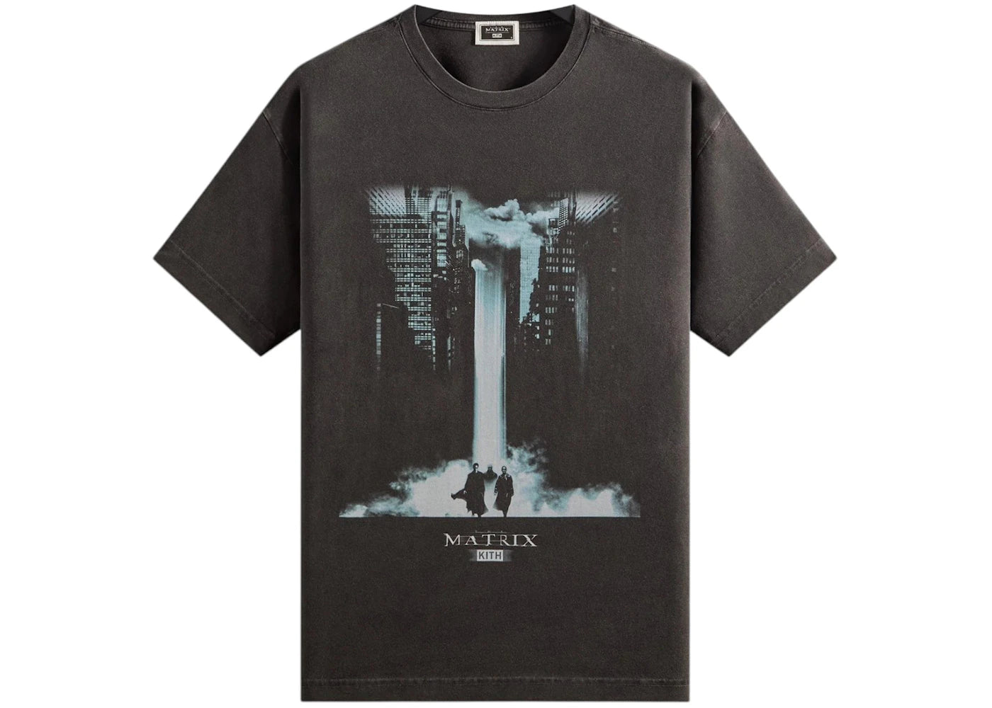 Kith x The Matrix Poster 2 Vintage Tee Black - vue 360