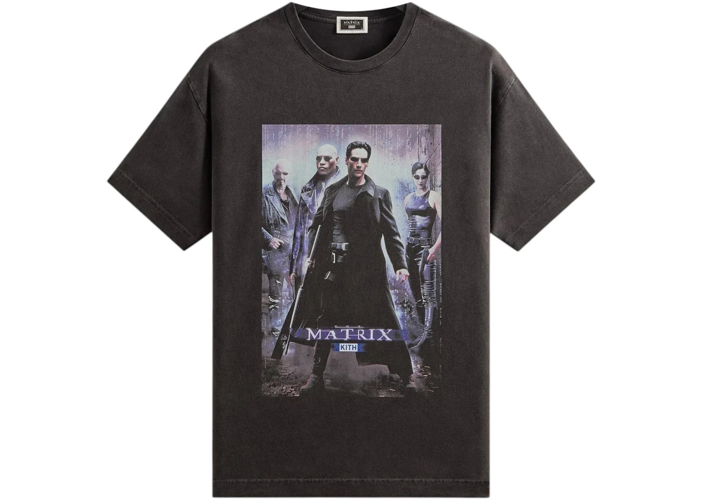 Kith x The Matrix Poster Vintage Tee Black - vue secondaire A