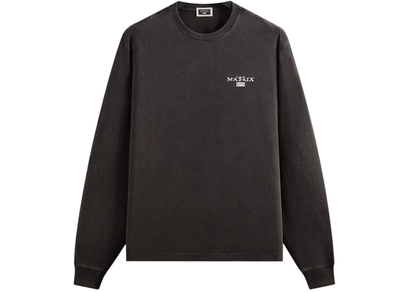 Kith x The Matrix Red Pill Blue Pill Long Sleeve Tee Black - vue secondaire A