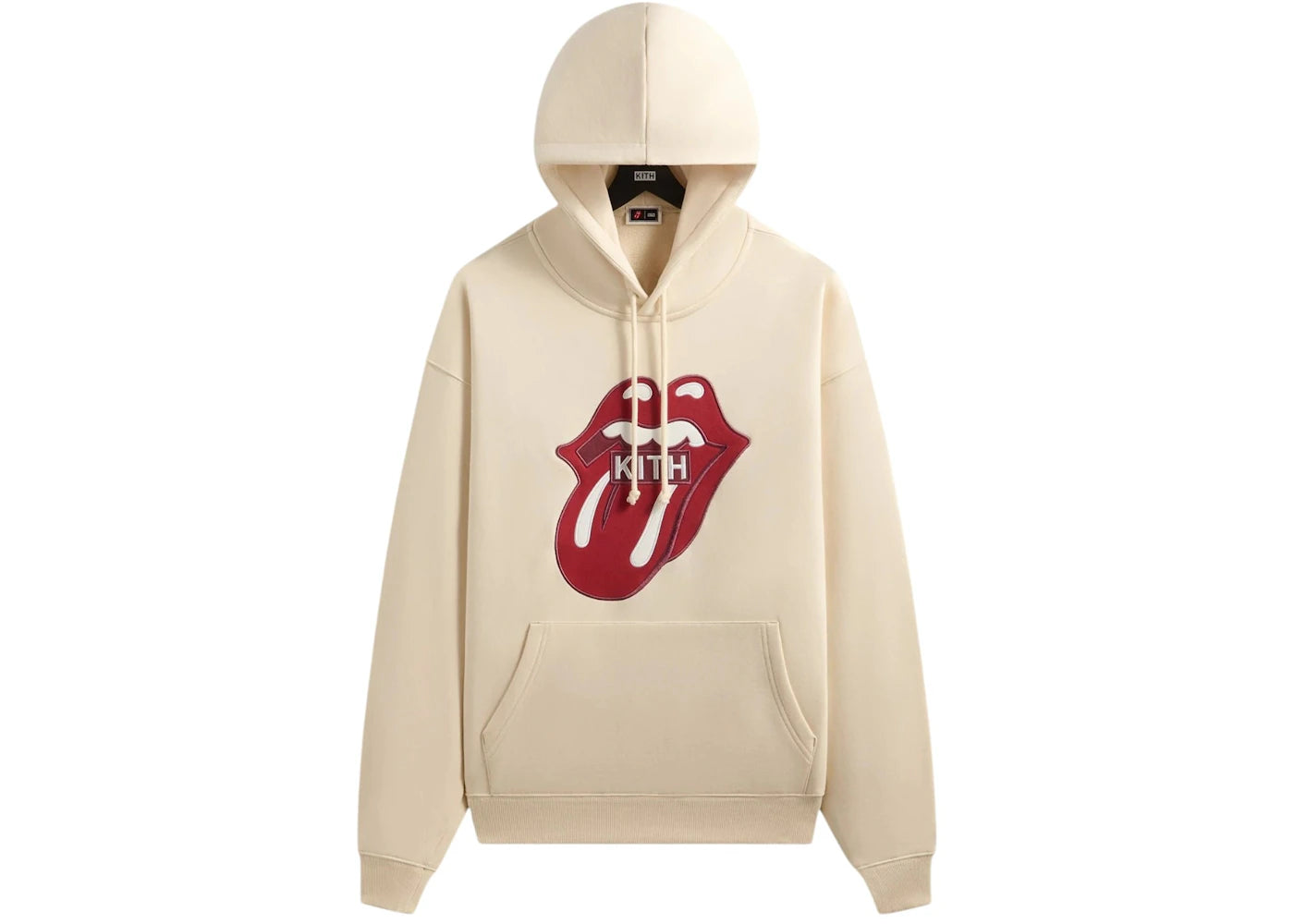 Kith x The Rolling Stones Classic Logo Nelson Hoodie Muslin - vue secondaire A