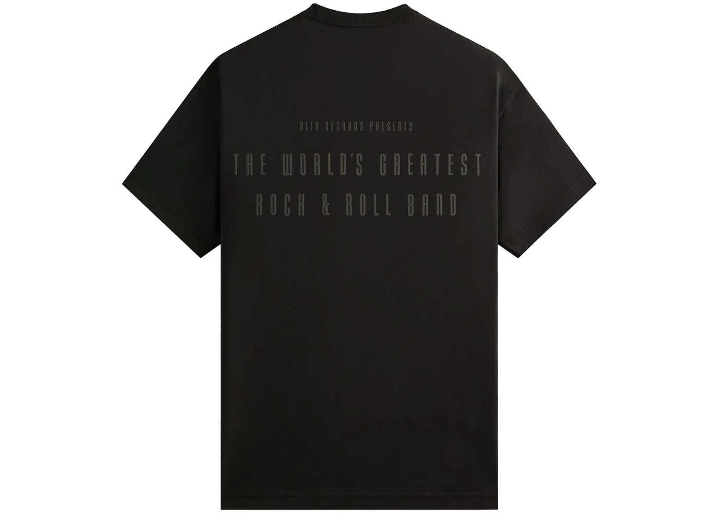Kith x The Rolling Stones Monogram Tongue Tee Black - vue secondaire A