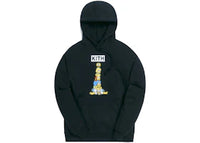 Kith x The Simpsons Family Stack Hoodie Black
