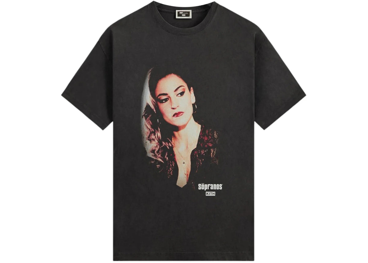 Kith x The Sopranos Adriana Vignette Vintage Tee Black - vue secondaire A