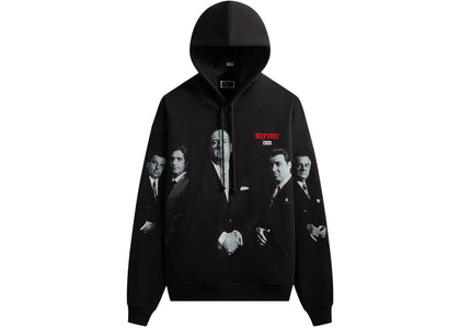 Kith x The Sopranos Arched Character Nelson Hoodie Black - authentic Kith apparel