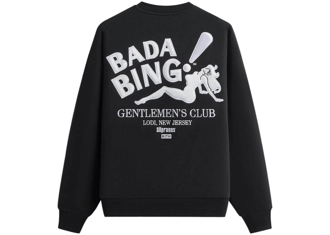 Kith x The Sopranos Bada Bing Nelson Crewneck Black - vue secondaire B
