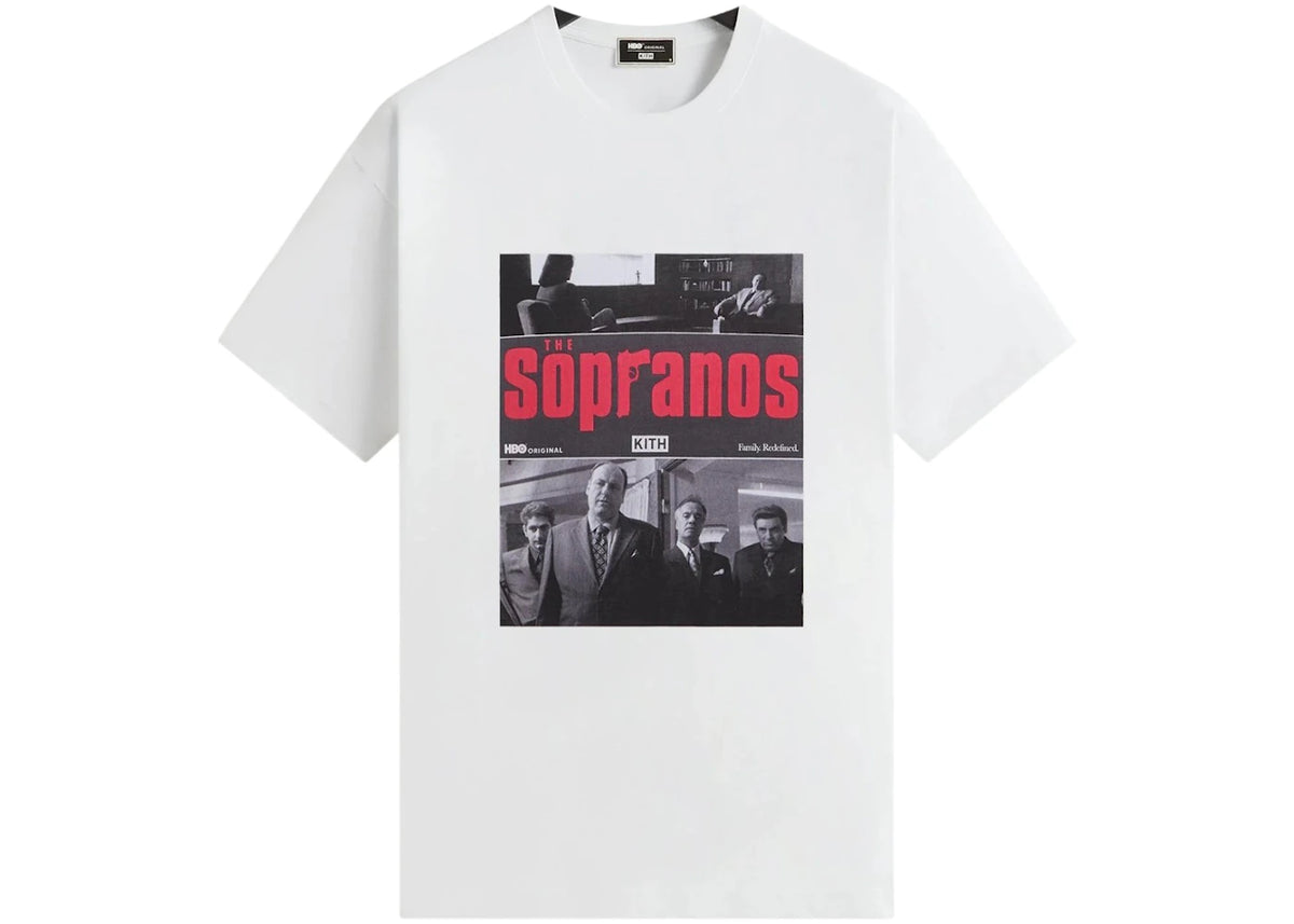 Kith x The Sopranos Family Redefined Vintage Tee White - vue 360