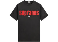 Kith x The Sopranos Main Logo Vintage Tee Black