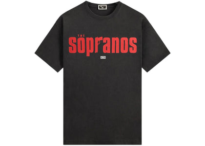 Kith x The Sopranos Main Logo Vintage Tee Black - product view 2