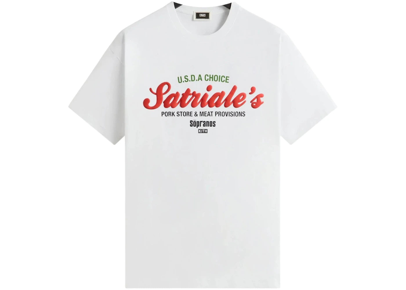 Kith x The Sopranos Satriale'S Vintage Tee White - vue secondaire A