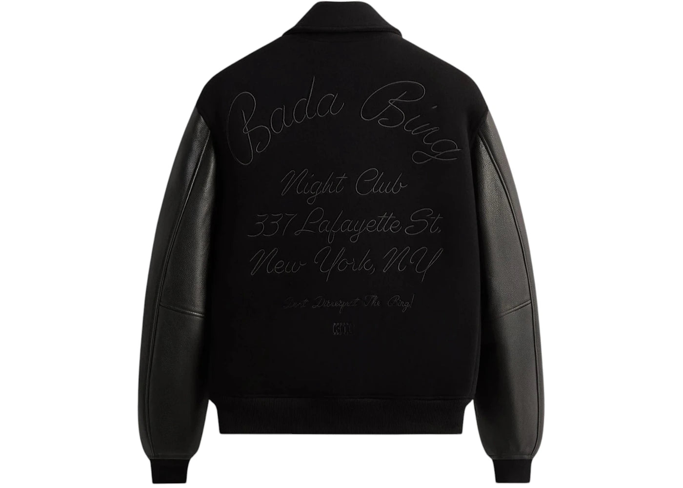 Kith x The Sopranos Varsity Jacket Black - vue secondaire B