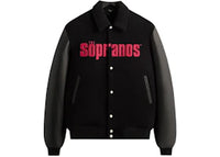 Kith x The Sopranos Varsity Jacket Black