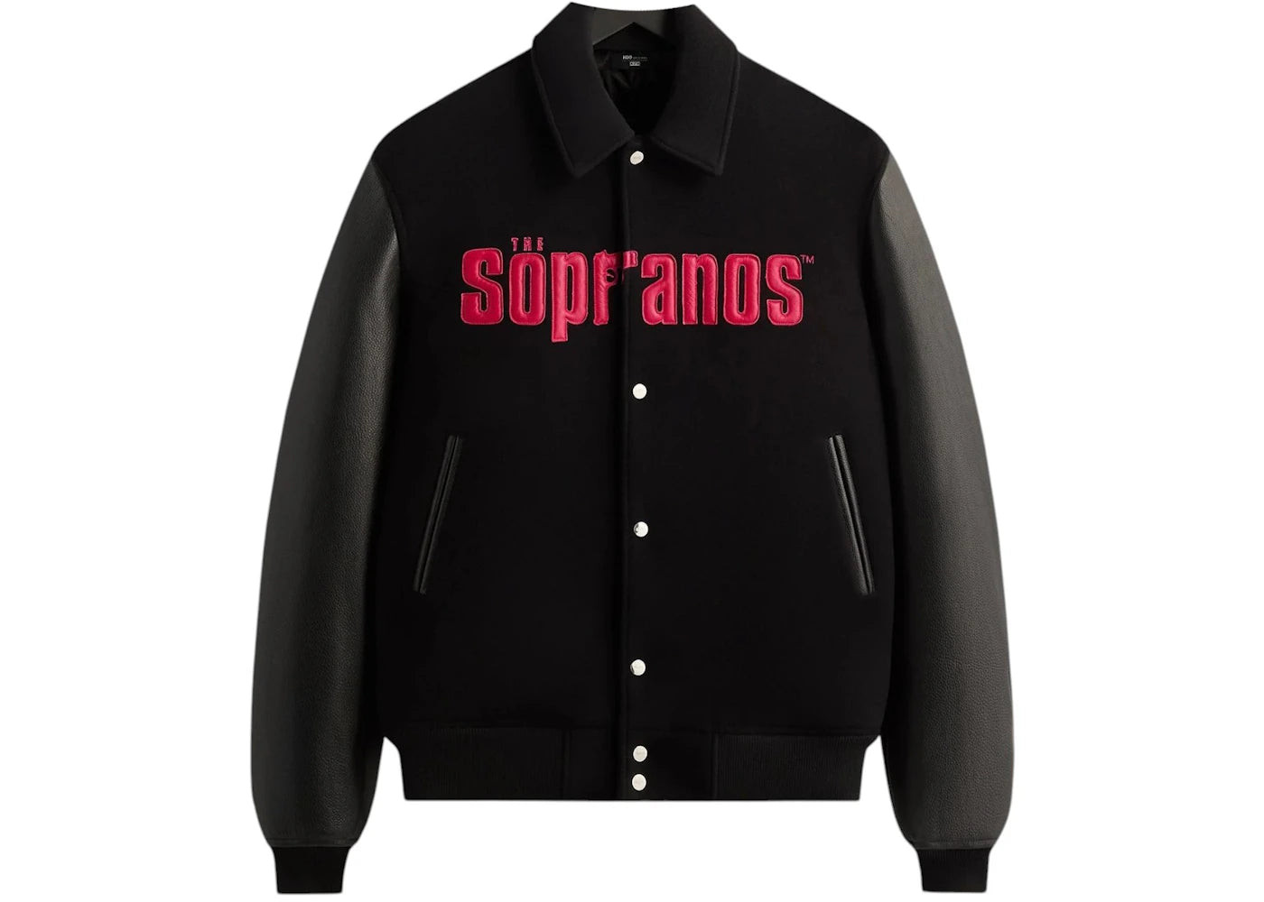 Kith x The Sopranos Varsity Jacket Black - vue secondaire A