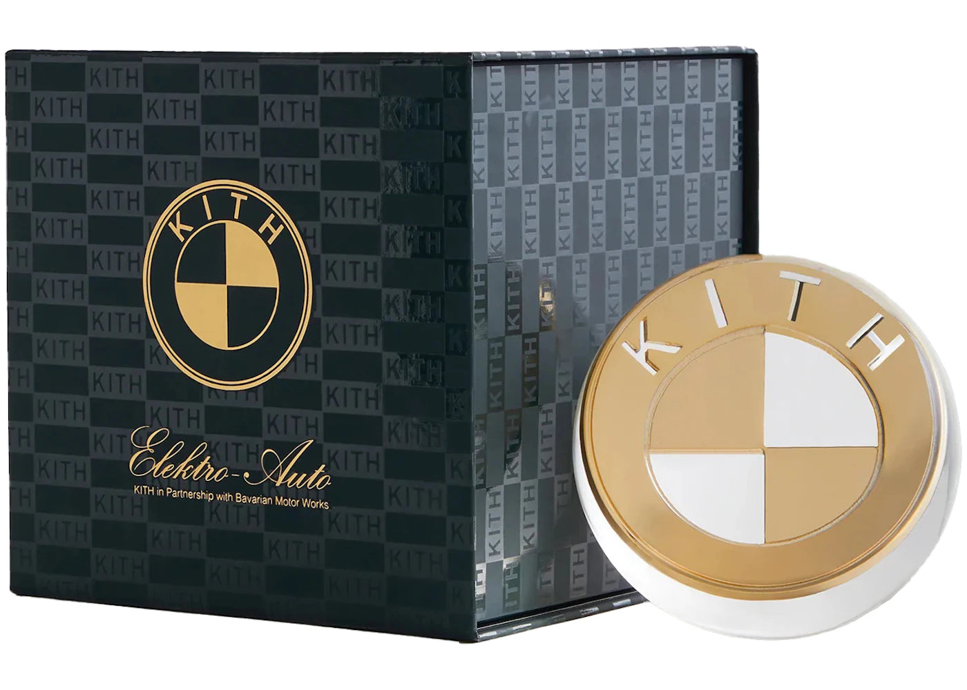 Kith x Victor Solomon BMW Crystal Roundel Gold - vue secondaire B