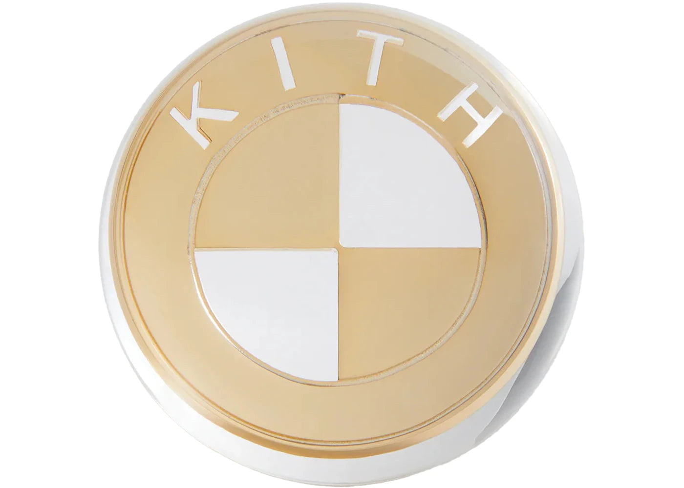 Kith x Victor Solomon BMW Crystal Roundel Gold - vue secondaire A