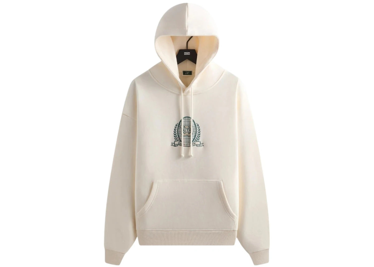Kith x Wilson Crest Nelson Hoodie Sandrift - vue secondaire A