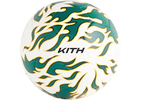 Kith x adidas Football Flame Soccer Ball White - vue 360