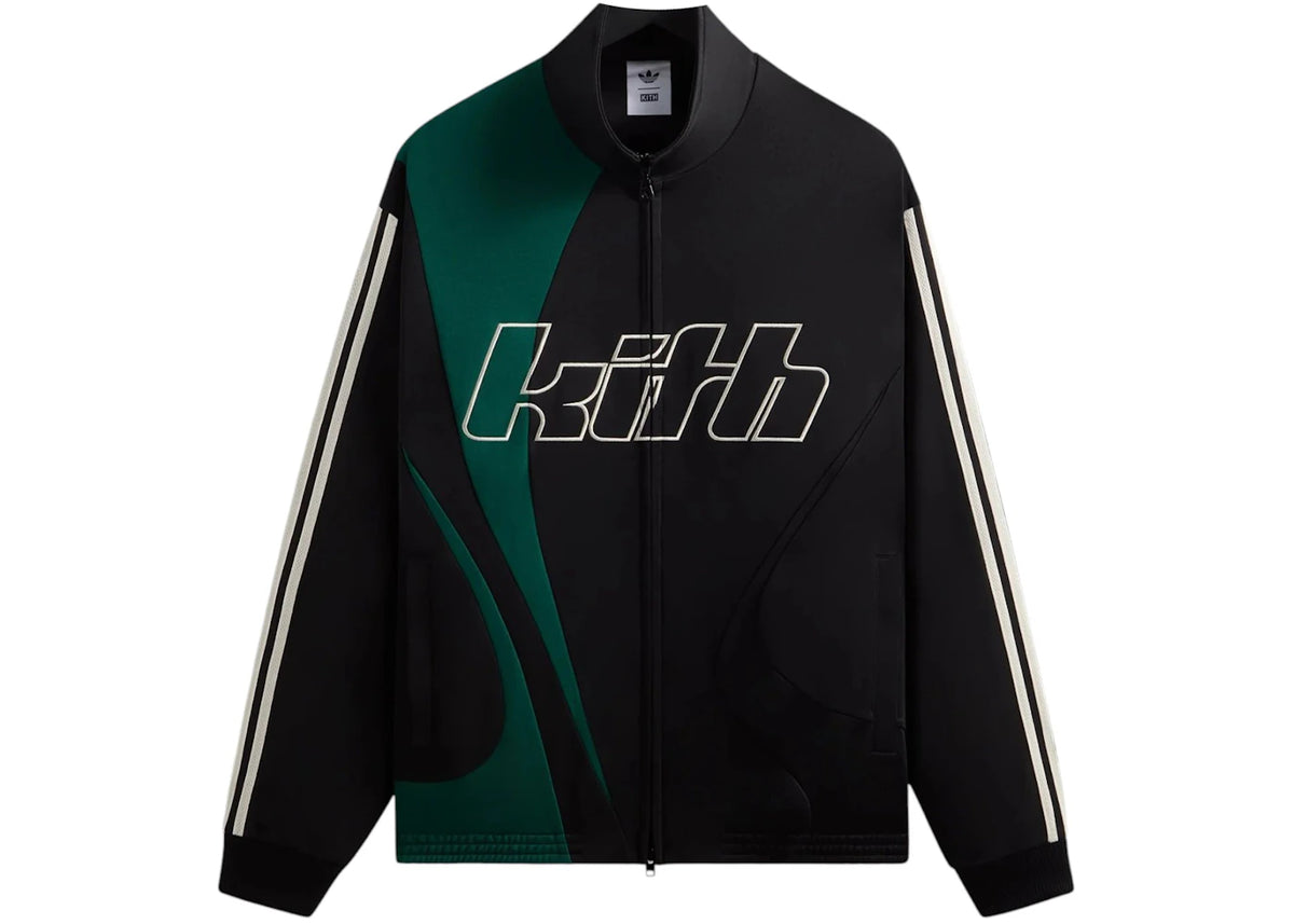 Kith x adidas Football Track Jacket Black - vue 360
