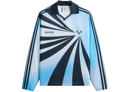 Kith x adidas Messi Football Blue Goalkeeper Long Sleeve Tee - product view 2