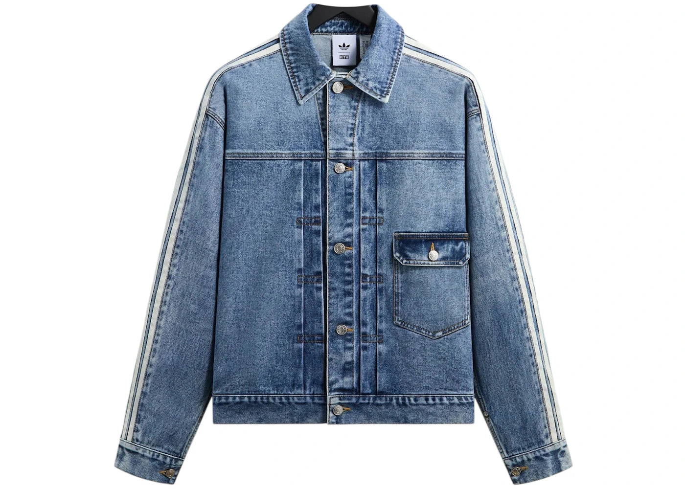 Kith x adidas Messi Football Denim Jacket - vue secondaire A