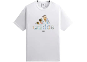 Kith x adidas Messi Football Graphic Tee White - vue 360