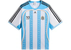 Kith x adidas Messi Football Jersey Blue/White - vue 360