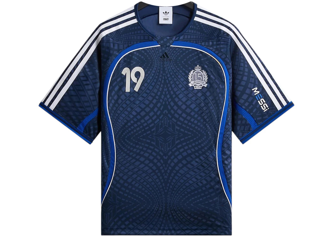 Kith x adidas Messi Football Jersey Night Navy - vue secondaire A