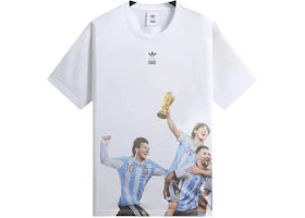 Kith x adidas Messi Football World Cup Graphic Tee White