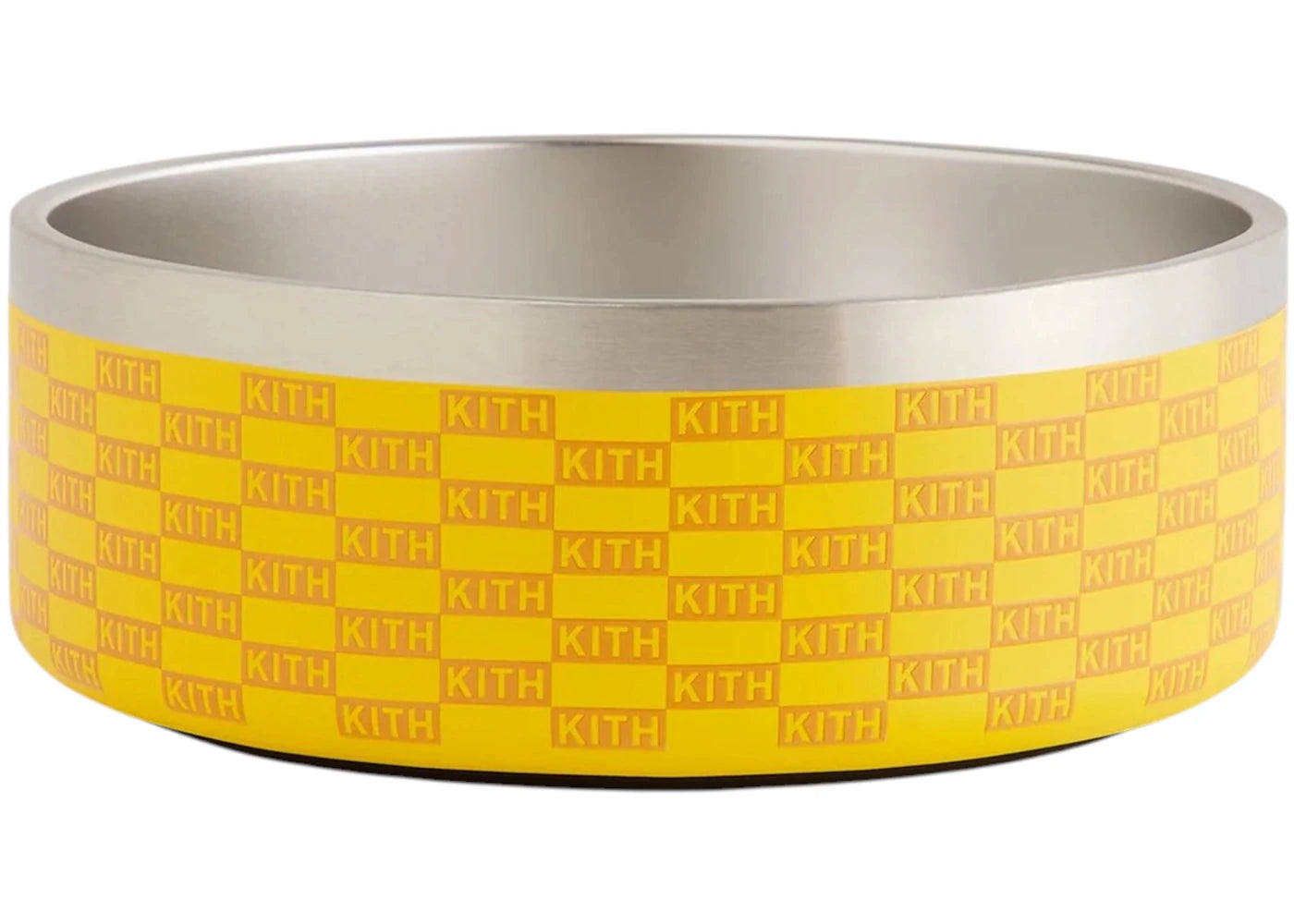 Kith x wagwear Metal Dog Bowl Yellow - vue secondaire B
