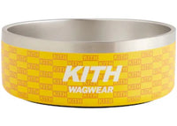 Kith x wagwear Metal Dog Bowl Yellow