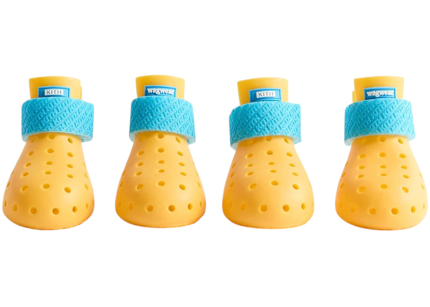 Kith x wagwear WagWellies Mojave Yellow - vue 360