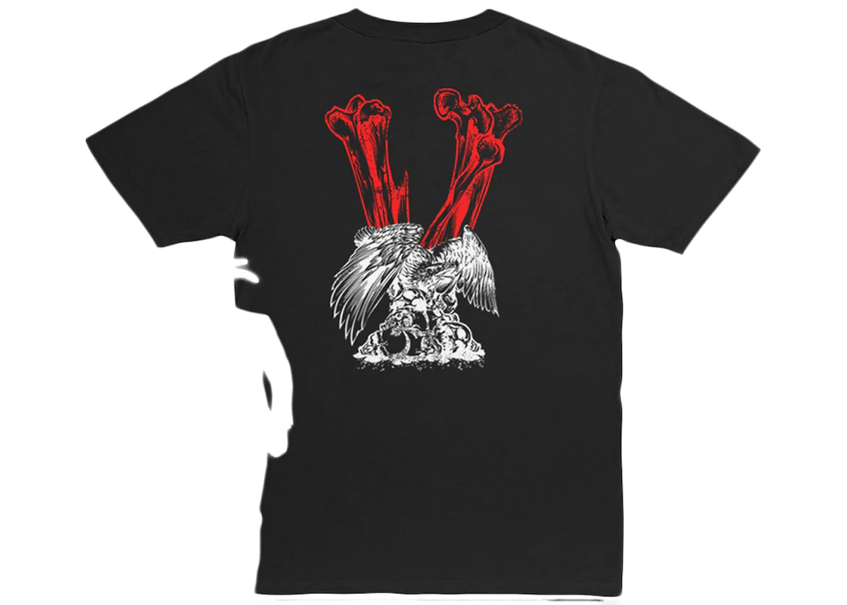 Kodak Black x Vlone Vulture T-shirt Black - vue secondaire B