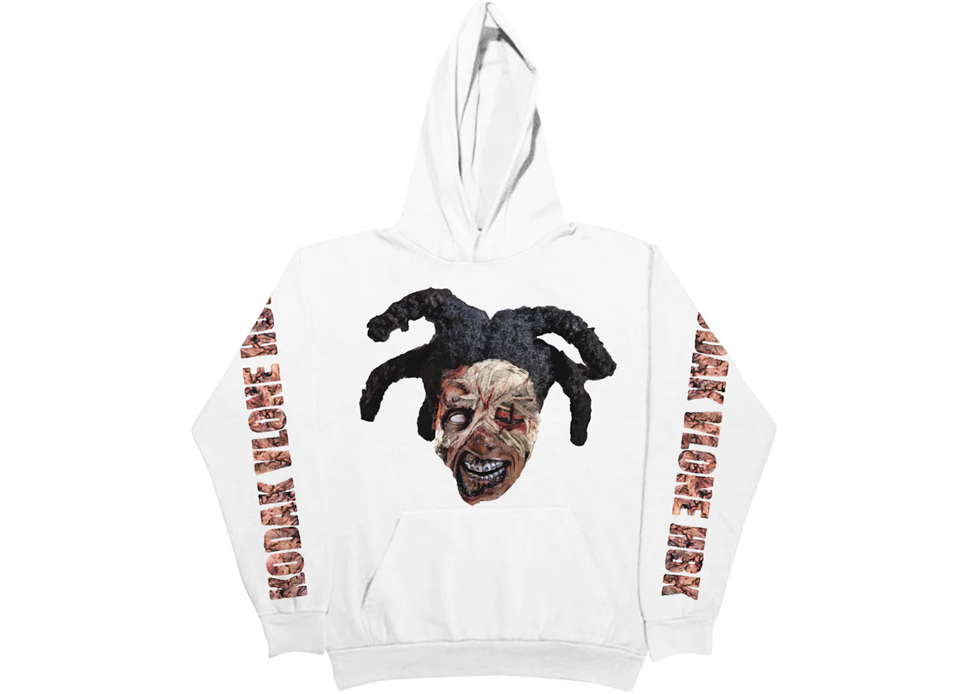 Kodak Black x Vlone Zombie Hoodie White - vue secondaire A