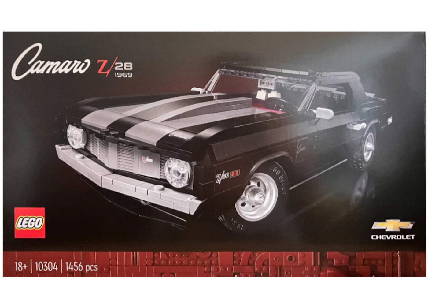 LEGO 1969 Chevrolet Camaro Z28 Set 10304 - vue 360