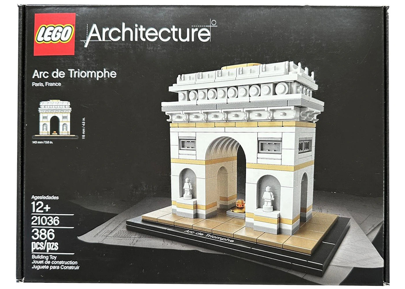 LEGO Architecture Arc de Triomphe Set 21036 - vue 360