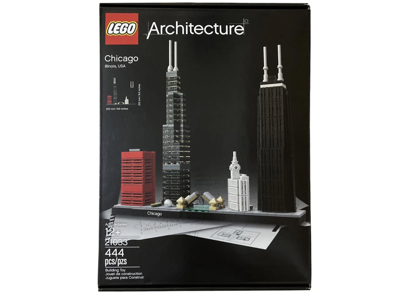 LEGO Architecture Chicago Set 21033 - vue 360