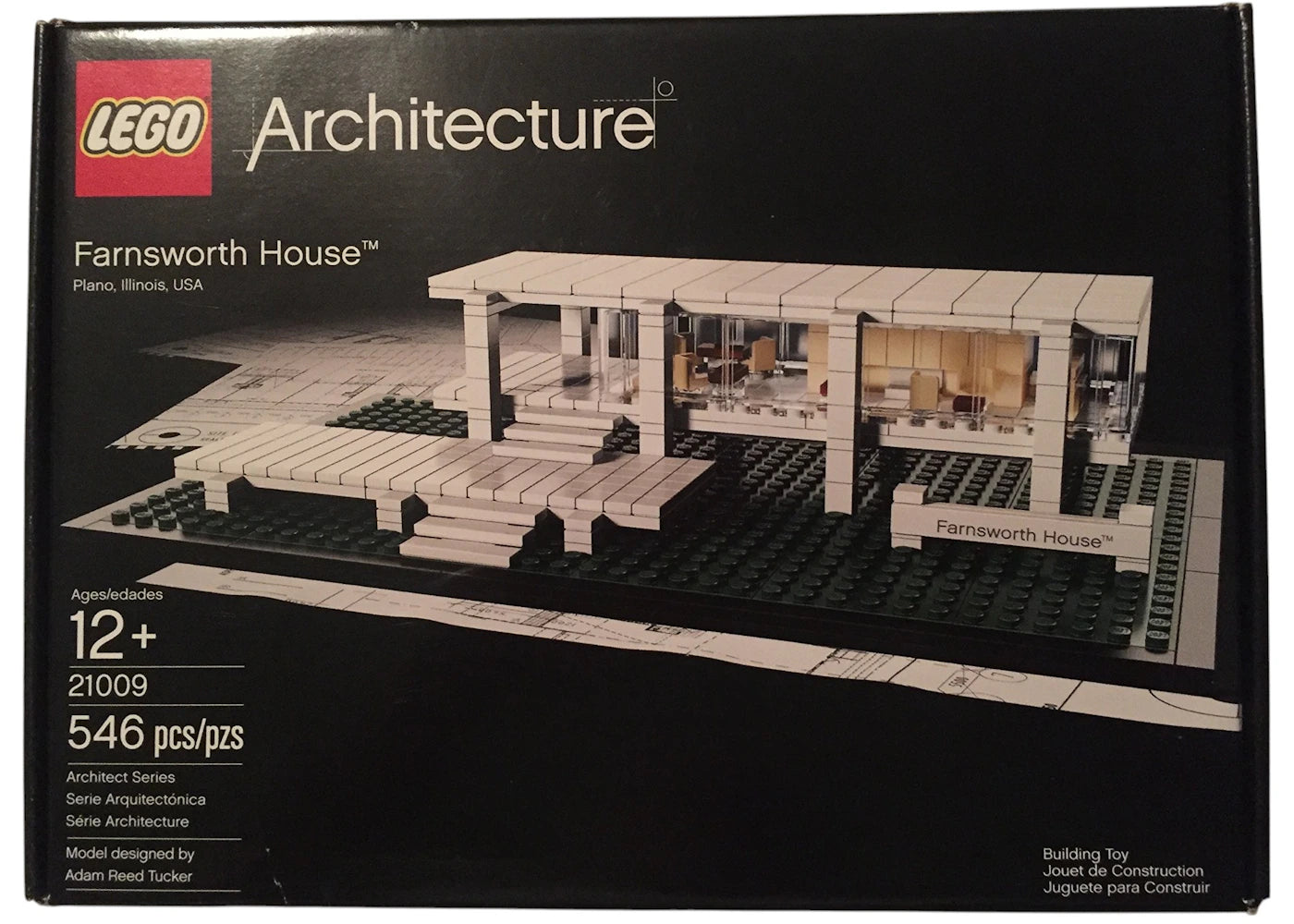 LEGO Architecture Farnsworth House Set 21009 - vue 360