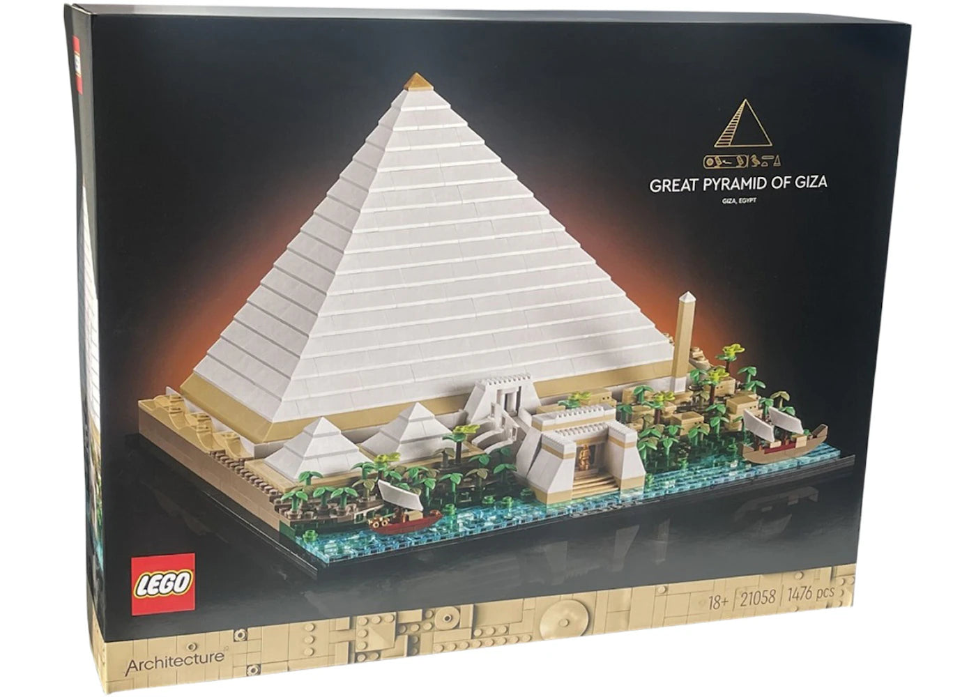 LEGO Architecture Great Pyramid of Giza Set 21058 - vue 360