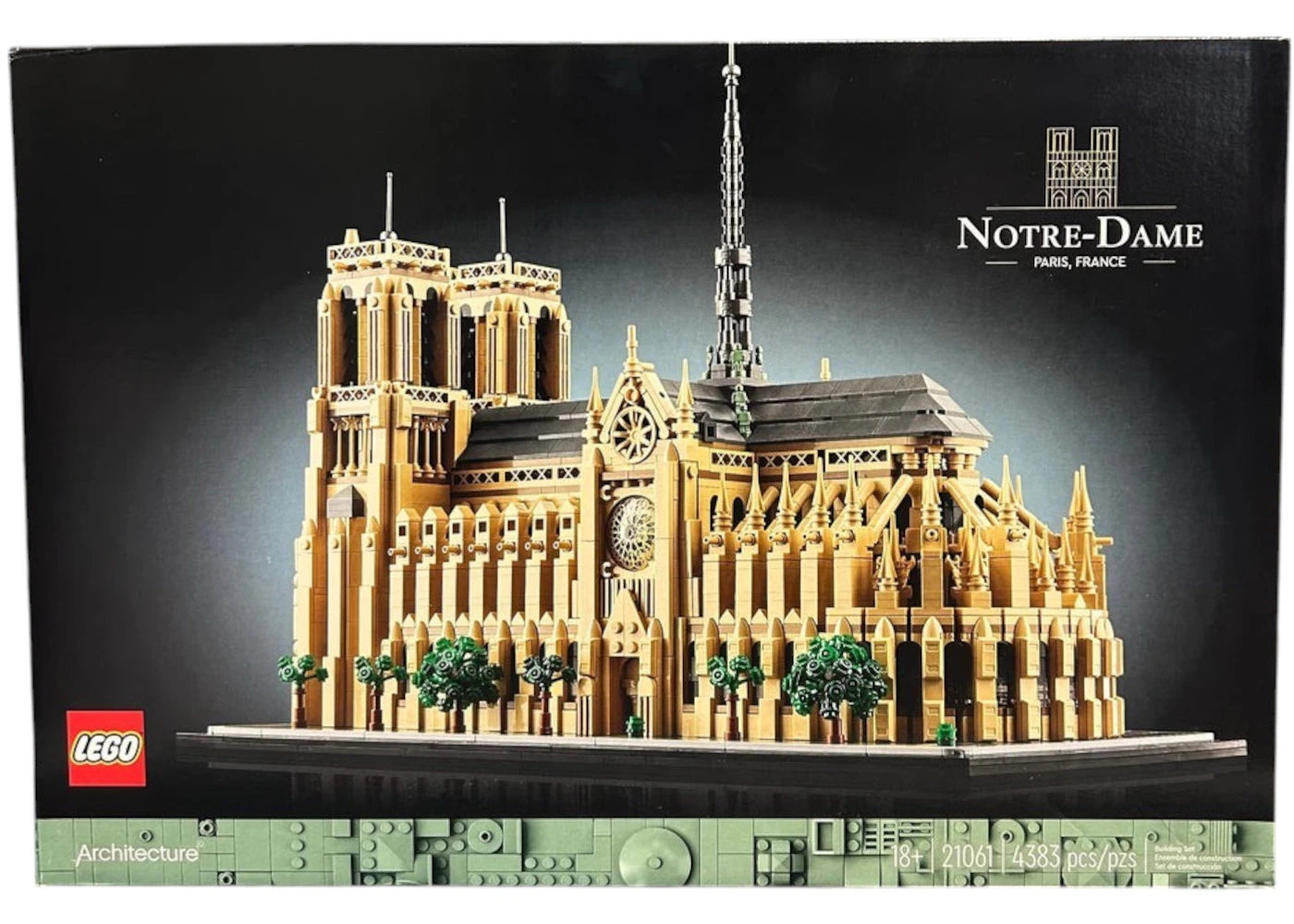 LEGO Architecture Notre-Dame de Paris Set 21061 - vue 360