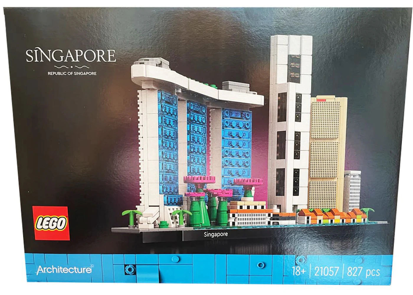 LEGO Architecture Singapur Set 21057 - vue 360