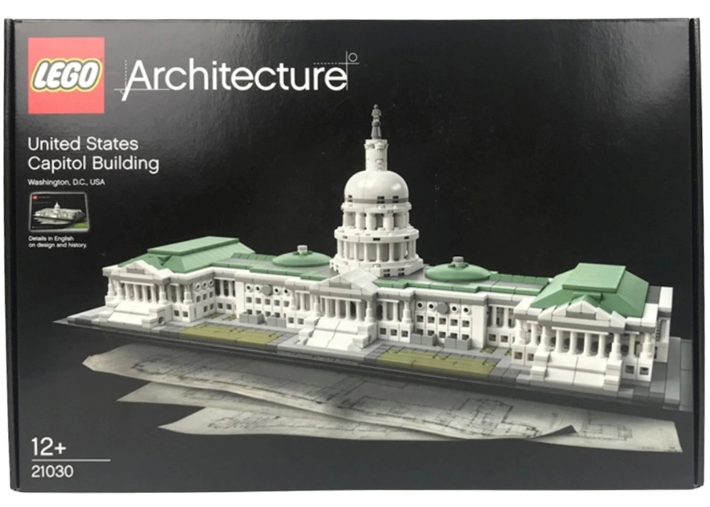 LEGO Architecture United States Capitol Building Set 21030 - vue 360