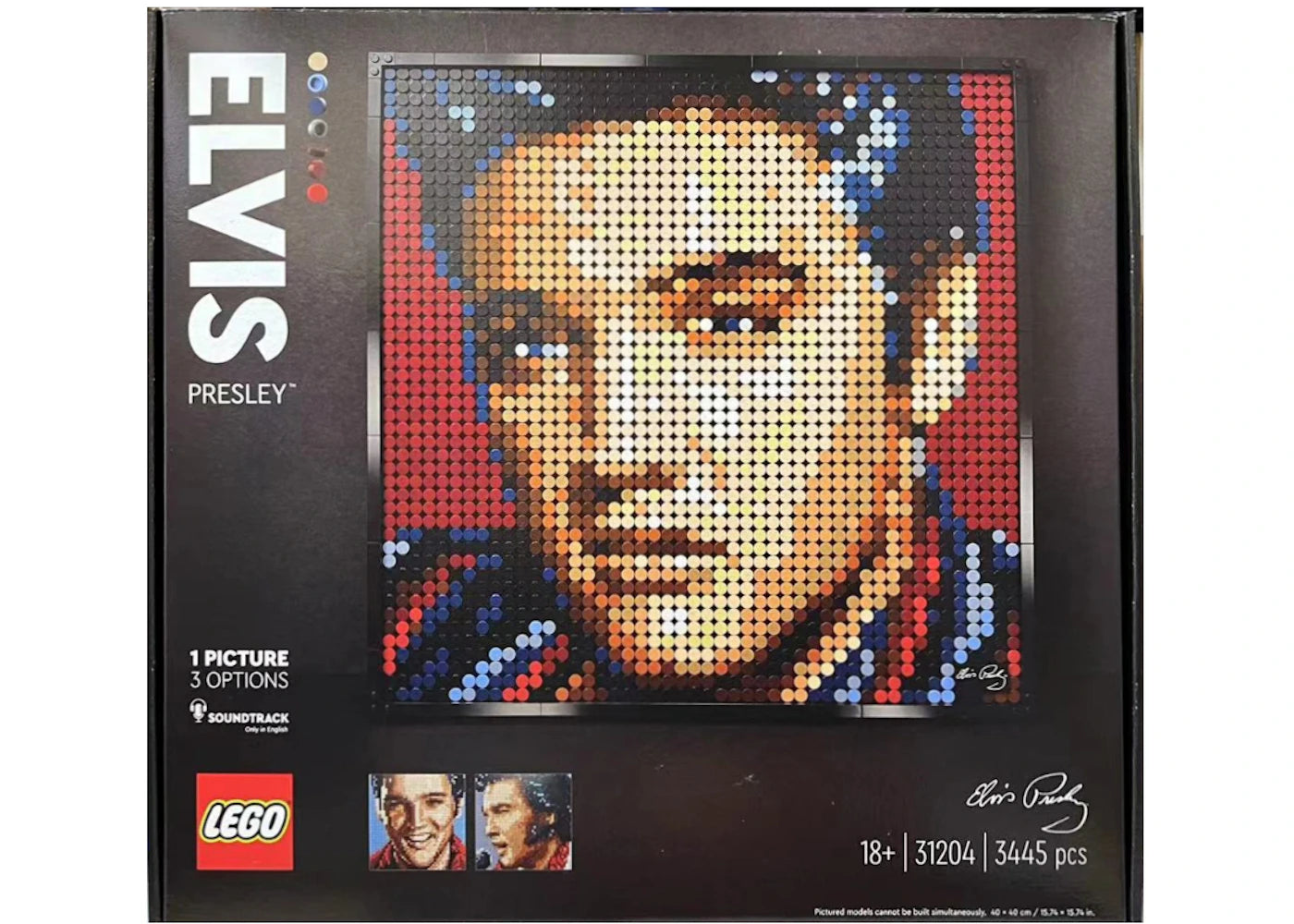 LEGO Art Elvis Presley "The King" Set 31204 - vue 360