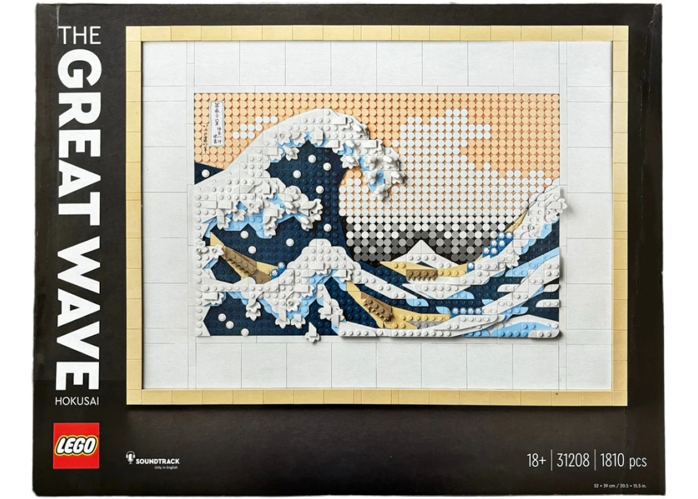 LEGO Art Hokusai The Great Wave Set 31208 - vue 360
